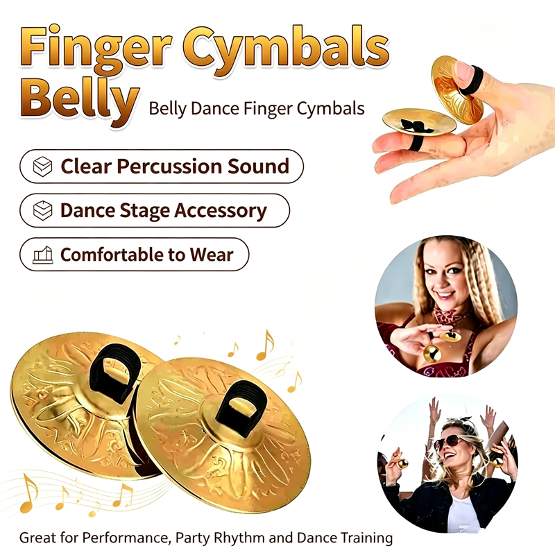 Musical Instrument Zills - Hot Sale 2pcs Copper Mini Finger