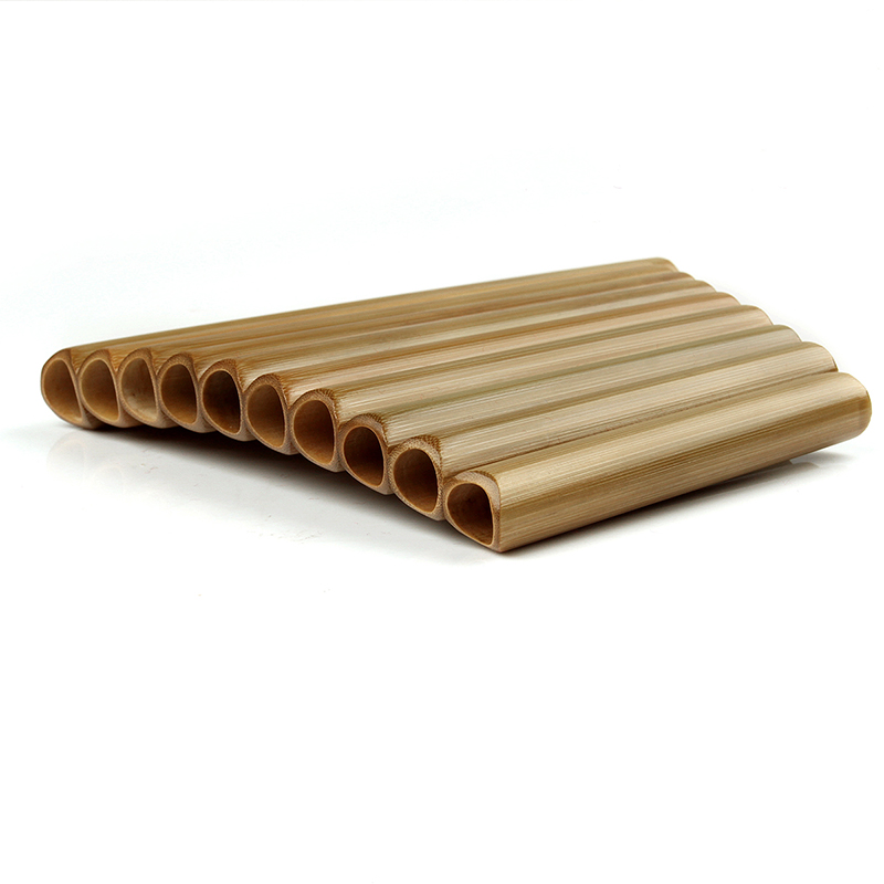 Musical Instrument Pipe - Natural Bamboo Wind Instrument Pan Flute