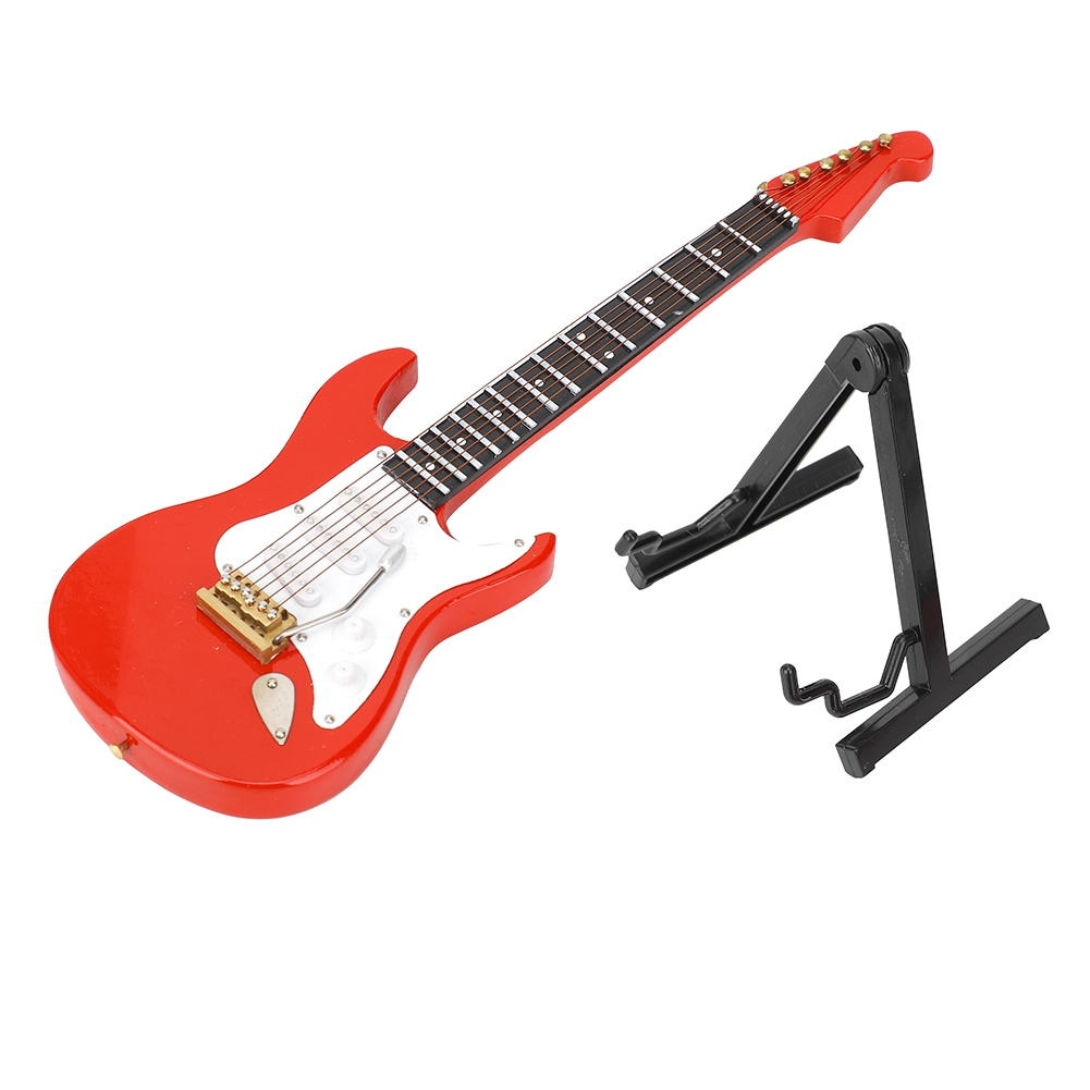 Miniature Red Electric Guitar  - огляд і ціна Musical Instrument Music