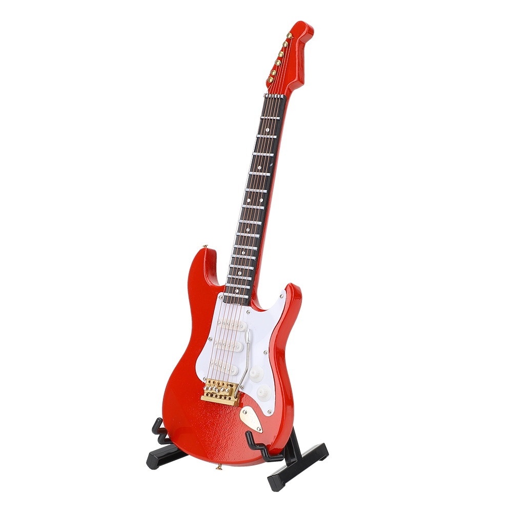 Miniature Red Electric Guitar  - огляд і ціна Musical Instrument Music
