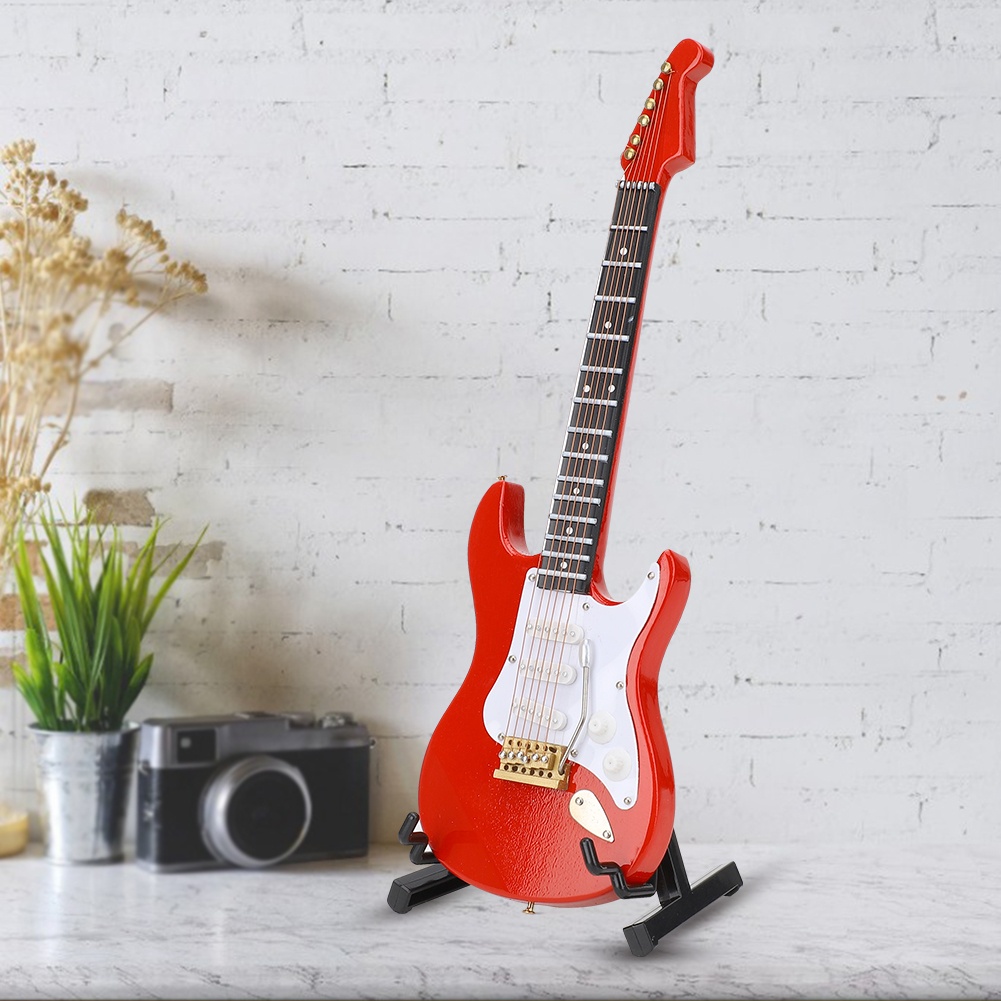 Miniature Red Electric Guitar  - огляд і ціна Musical Instrument Music