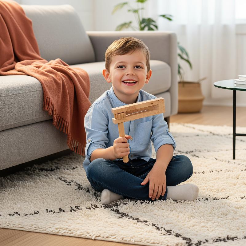 @*Handheld Wooden Ratchet Nois - огляд і ціна Musical Instrument Family