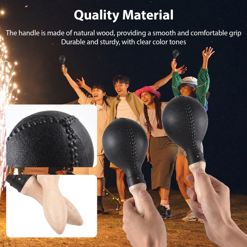1Pair 25cm Maracas Sand Hammer - огляд і ціна Musical Instrument Maraca