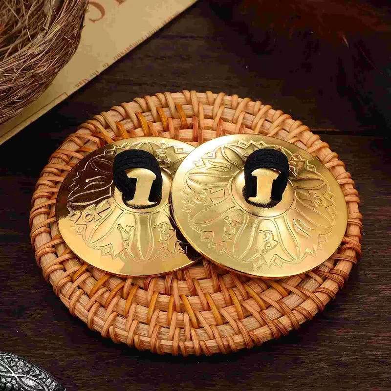 2PCS Copper Finger Cymbals Bel - огляд і ціна Musical Instrument Zills