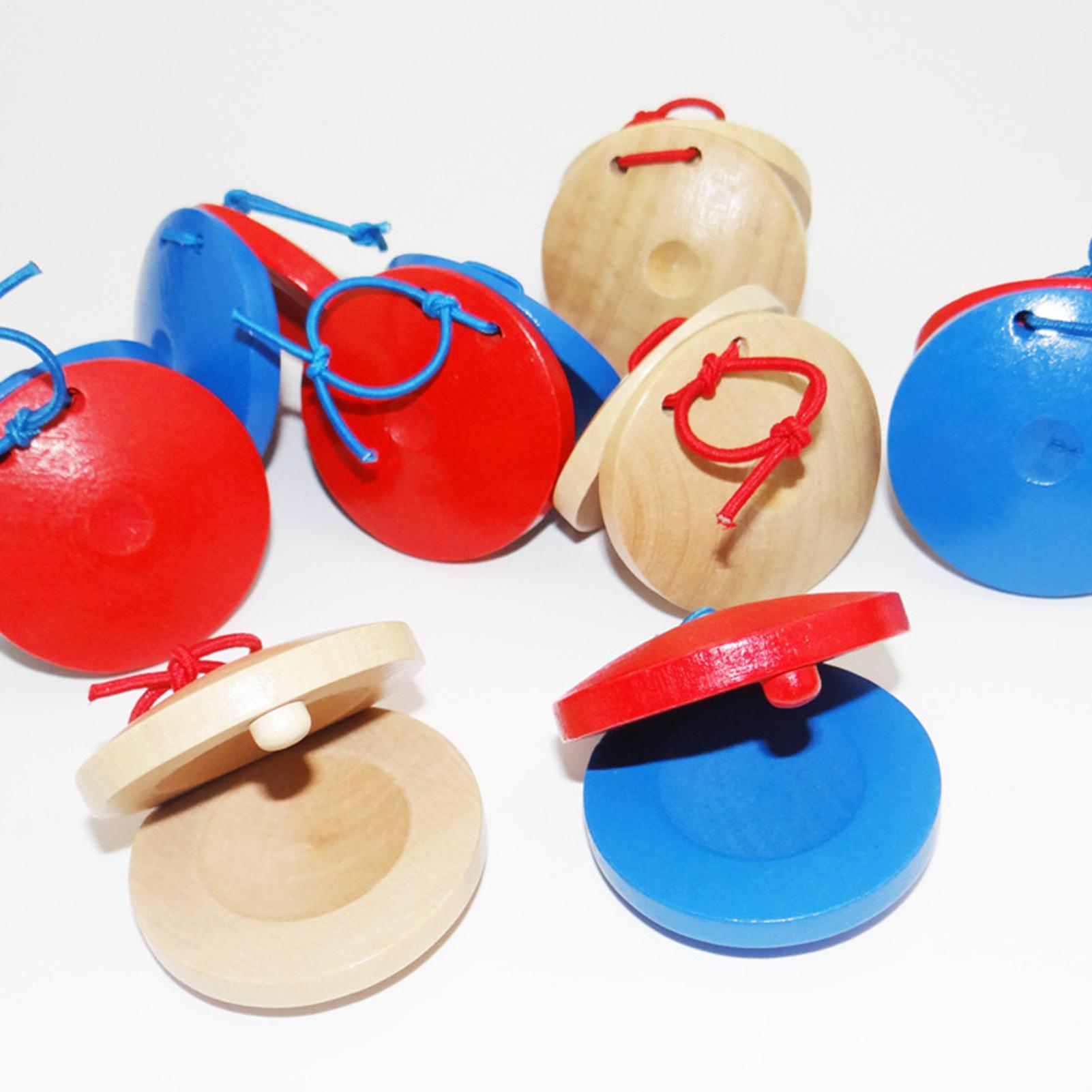 Wooden Castanets Kids Musical  - огляд і ціна Musical Instrument Games
