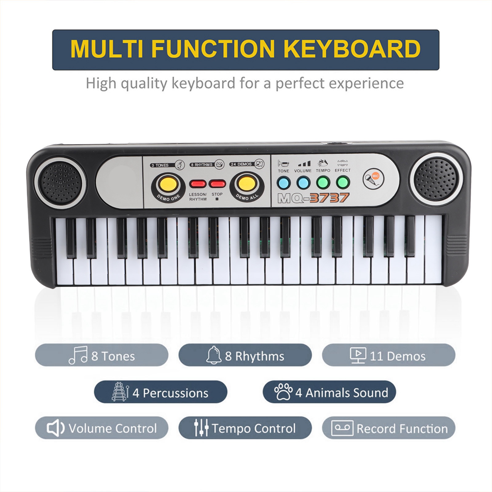 37 Keys Electric Digital Key B - огляд і ціна Musical Instrument Games