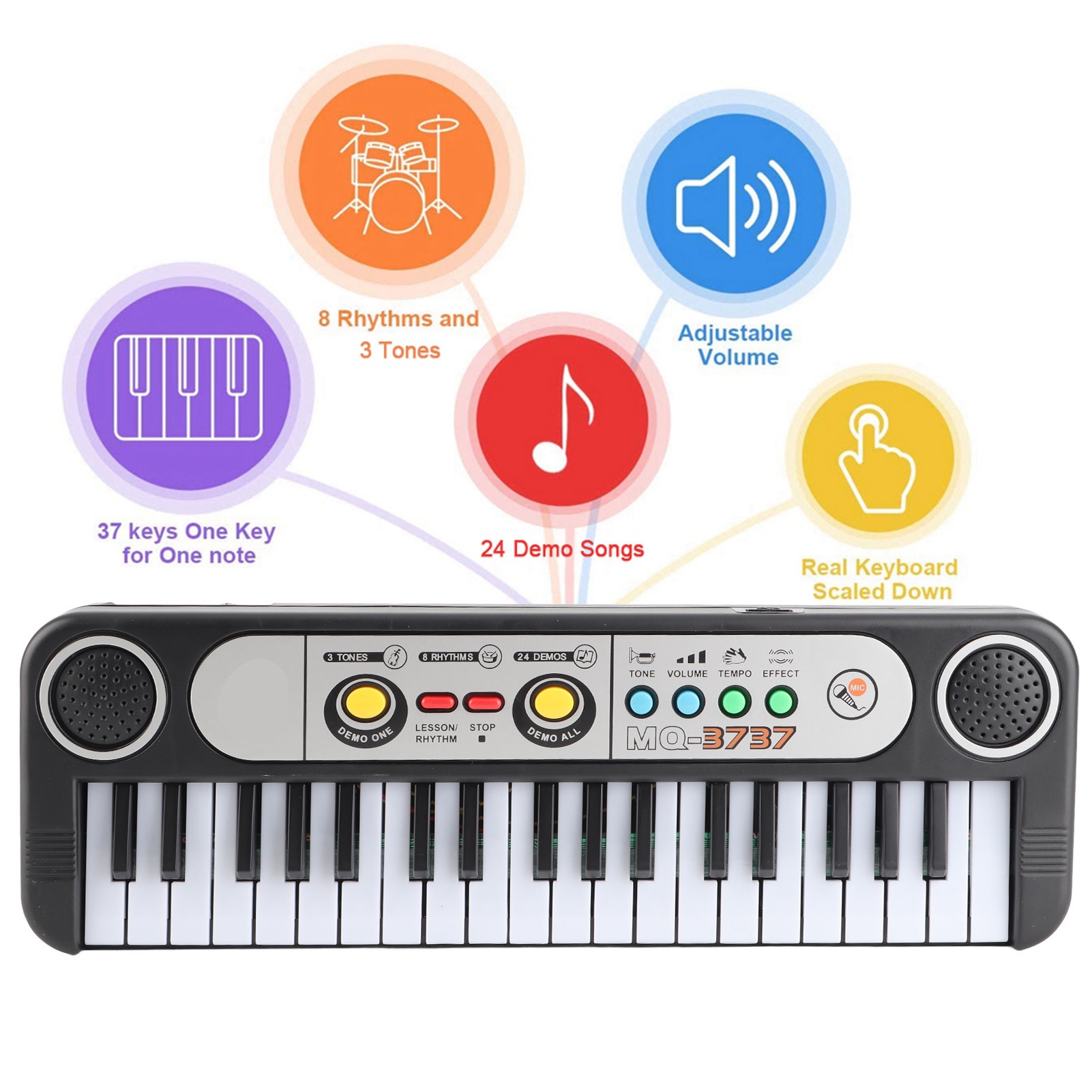 37 Keys Electric Digital Key B - огляд і ціна Musical Instrument Games