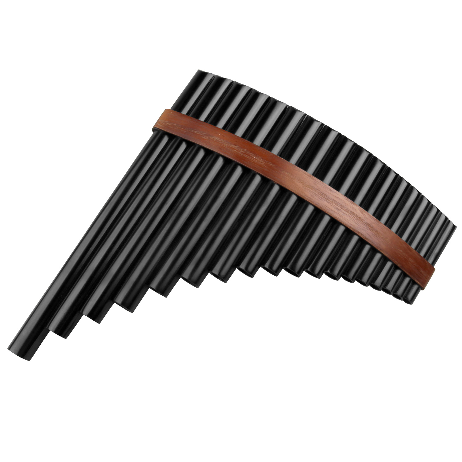 18 Pipes BrownPan Flute F Key  - огляд і ціна Musical Instrument Pipe