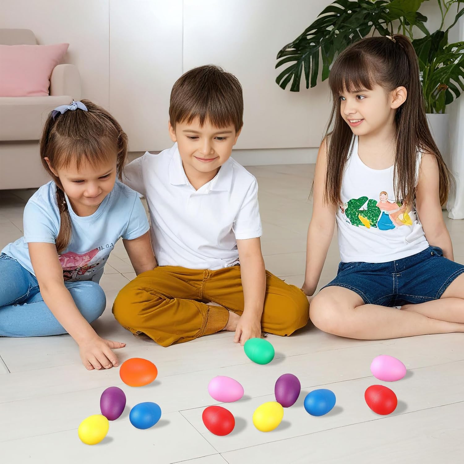 2Pcs Plastic Egg Shakers Percu - огляд і ціна Musical Instrument Maraca