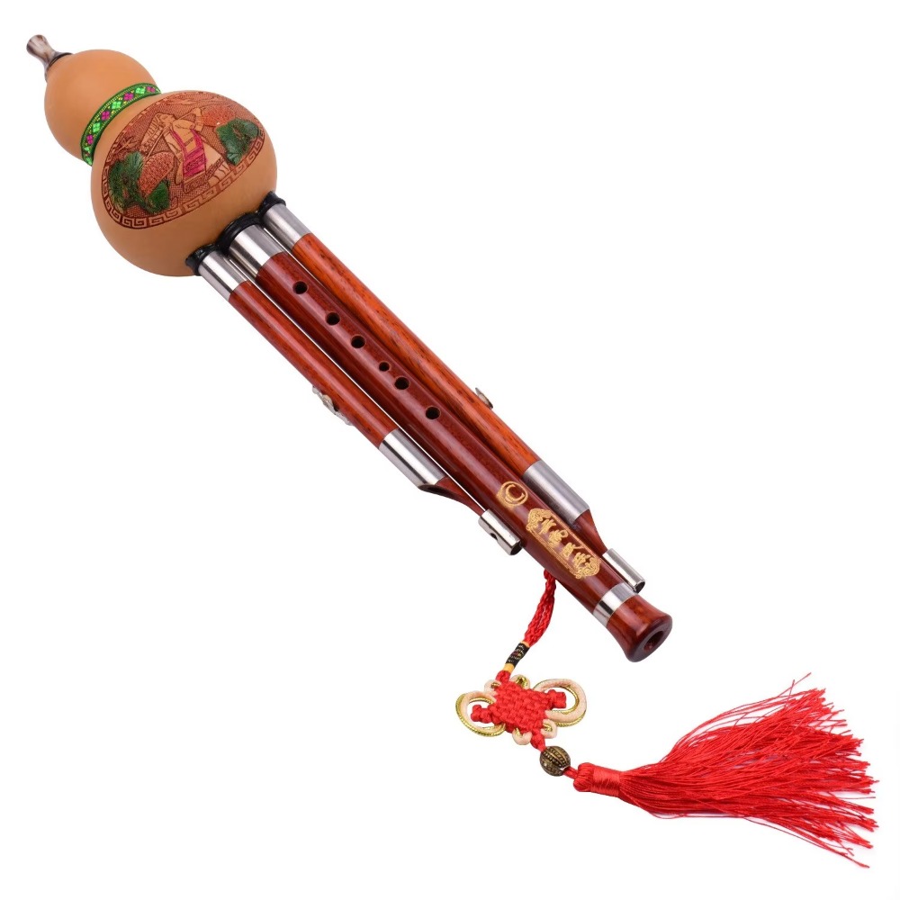 3-Tone C Key Hulusi Gourd Flut - огляд і ціна Musical Instrument Music