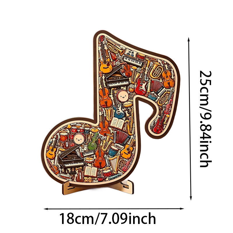 Unique Wooden Jigsaw Puzzle wi - огляд і ціна Musical Instrument Games