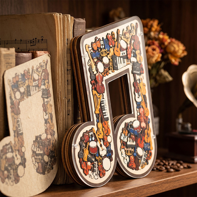 Unique Wooden Jigsaw Puzzle wi - огляд і ціна Musical Instrument Games