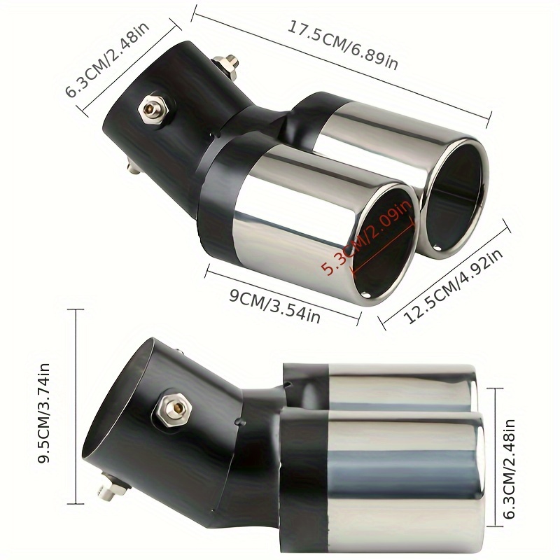 High-end dual-exhaust car exha - огляд і ціна Musical Instrument Pipe