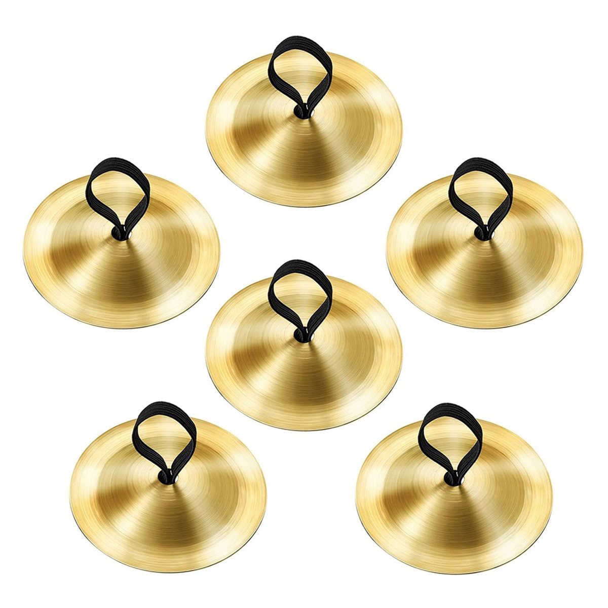 6 Pieces Finger Cymbals Belly  - огляд і ціна Musical Instrument Zills
