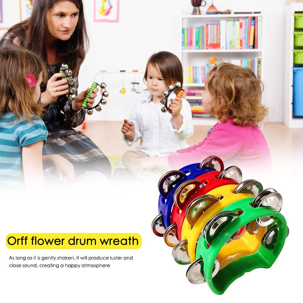 4pcs Tambourine Jingles Rattle - огляд і ціна Musical Instrument Games