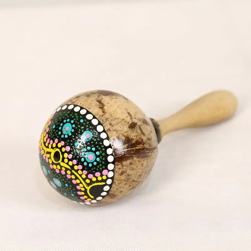 Painted Coconut Shell Maracas  - огляд і ціна Musical Instrument Maraca