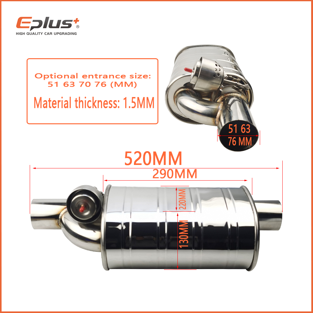 EPLUS 1 Pair Car Exhaust Syste - огляд і ціна Musical Instrument Pipe