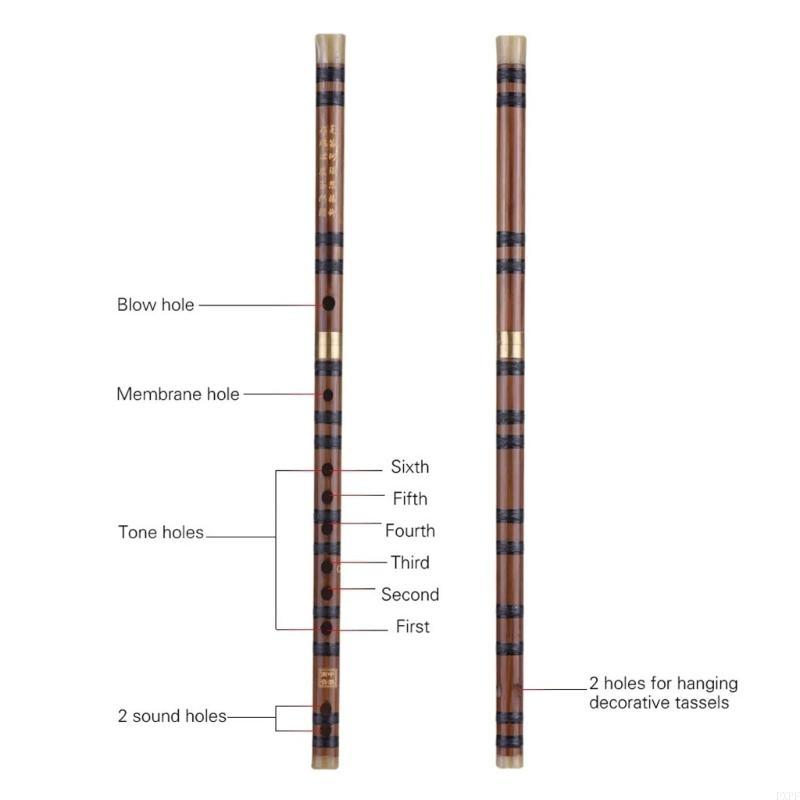 Bamboo Flute Portable Chinese  - огляд і ціна Musical Instrument Pipe